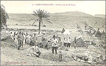 Camps militaires à Foum Tataouine au début du XXe siècle